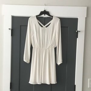 Lush White long sleeved dress